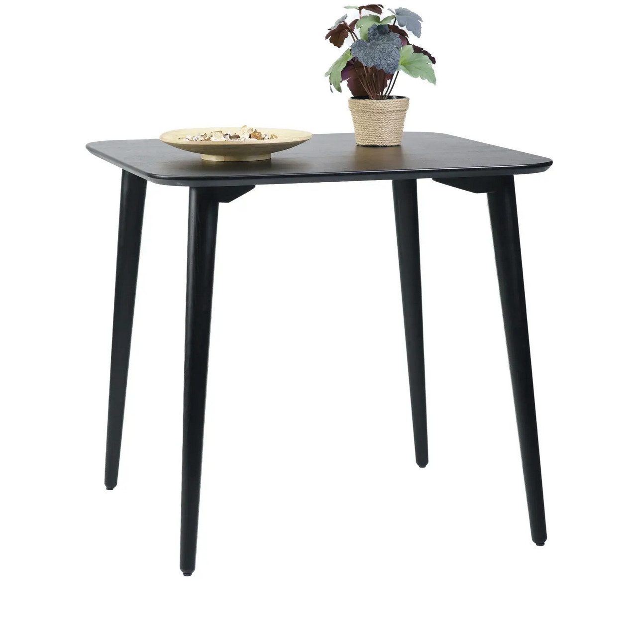 Стіл Dan 80 х 80 чорний, фото 1