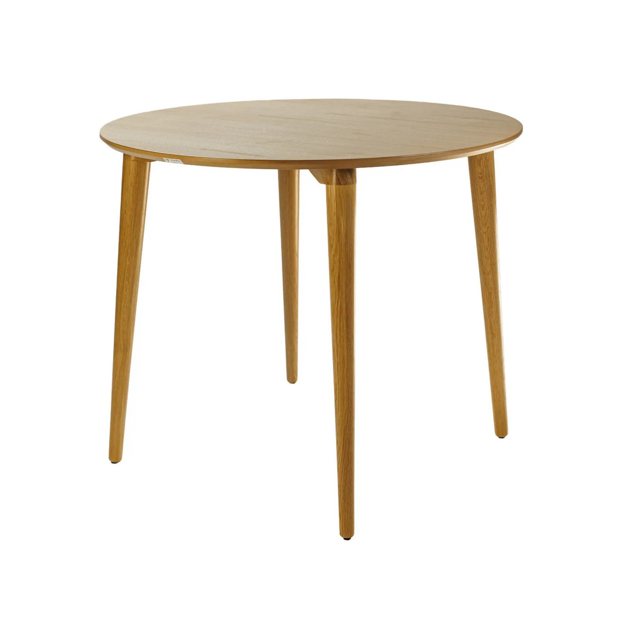 Стіл Dan d-90 натуральний (дуб), фото 1