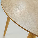 Стіл Dan d-90 натуральний (дуб), фото 3