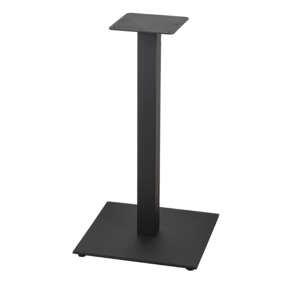 Опора Quadro h-725 400х400 / 6 мм чорна, фото 1