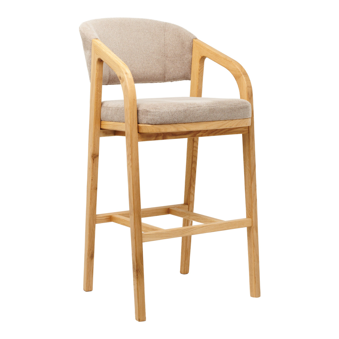 Крісло барне Otis натуральний дуб, фото 1