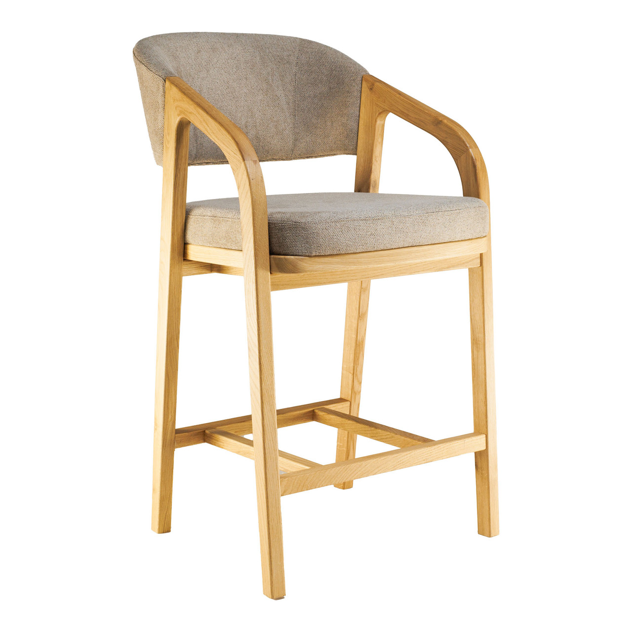 Крісло напівбарне Otis натуральний дуб, фото 1