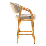 Крісло напівбарне Otis натуральний дуб, фото 3