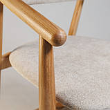 Стілець напівбарний Mamont Soft натуральний ясен / Magenta 13, фото 5