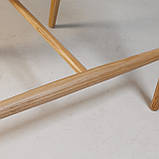 Стілець напівбарний Mamont Soft натуральний ясен / Magenta 13, фото 7