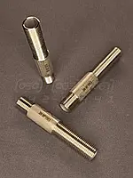 Згін нержавіючий різьбовий DN8 (1/4"), н/ж сталь AISI 304, без комплекту, довгий, BSPP, Class 150, ГОСТ 8969