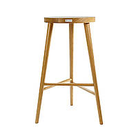 Стілець барний №3 натуральний (дуб)