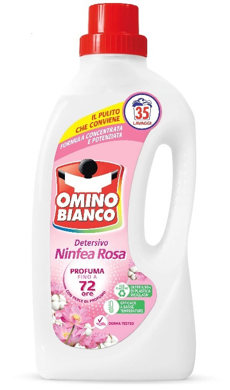 Гель для прання універсальний Omino Bianco Рожева Лілія 1,4 л 35 прань