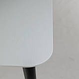 Стіл Dan 120 х 80 білий / чорний, фото 6