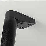 Стіл Dan 120 х 80 білий / чорний, фото 7