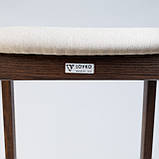 Стілець напівбарний Floki New темний горіх, фото 5