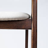 Стілець напівбарний Floki New темний горіх, фото 6