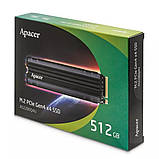Накопичувач SSD M.2 Apacer AS2280Q4U 512GB 2280 PCIe 4.0x4 NVMe 3D Nand Read/Write: 7000/3000 MB/sec, фото 3
