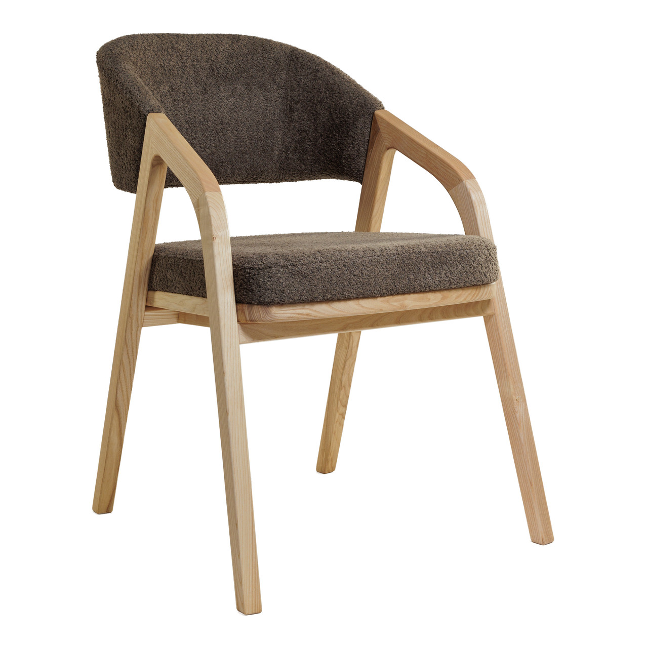 Крісло Otis натуральний ясен / Anthology 7 Mocca, фото 1