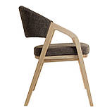 Крісло Otis натуральний ясен / Anthology 7 Mocca, фото 3