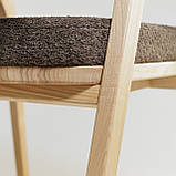 Крісло Otis натуральний ясен / Anthology 7 Mocca, фото 6