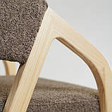 Крісло Otis натуральний ясен / Anthology 7 Mocca, фото 7