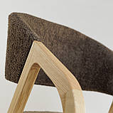 Крісло Otis натуральний ясен / Anthology 7 Mocca, фото 9