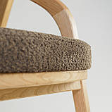 Крісло Otis натуральний ясен / Anthology 7 Mocca, фото 10