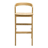 Стілець напівбарний Floki new натуральний дуб / твердий, фото 2