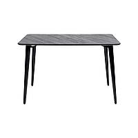 Стіл Dan 120 х 80 HPL Arpa 3408 Losa / чорний