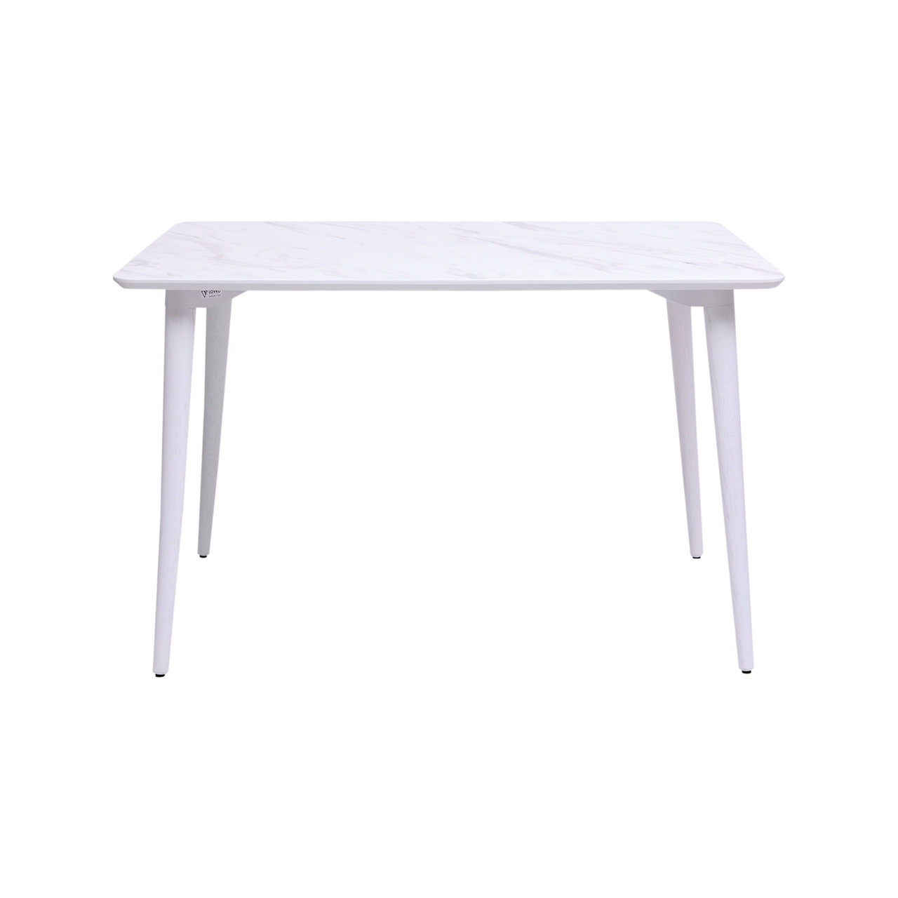 Стіл Dan 120 х 80 HPL Arpa 3346 Ker / білий, фото 1