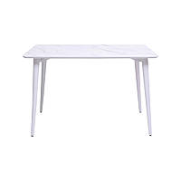 Стіл Dan 120 х 80 HPL Arpa 3346 Ker / білий