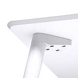 Стіл Dan 120 х 80 HPL Arpa 3346 Ker / білий, фото 6