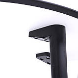 Стіл Dan d-90 HPL Arpa 3408 Losa / чорний, фото 5