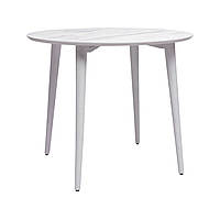 Стіл Dan d-90 HPL Arpa 3346 Ker / білий