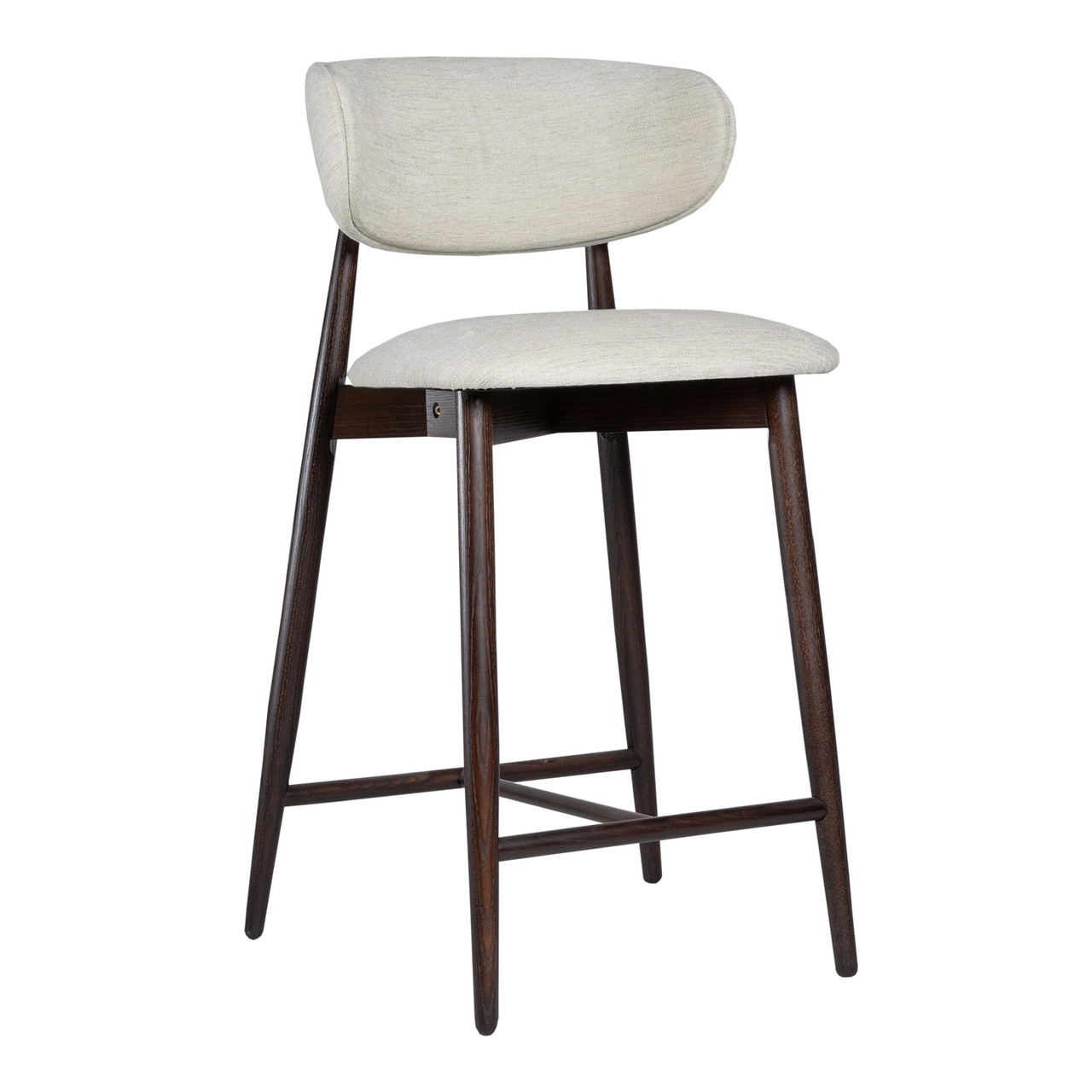 Стілець напівбарний Panda New темний горіх / Superior 02, фото 1