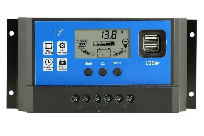 Контролер заряду сонячних панелей ICharger PWM50A 12-24В 50А 1300W для акумуляторів