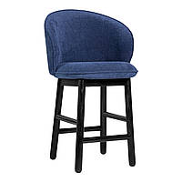 Стілець напівбарний Stitch чорний / Magenta 06