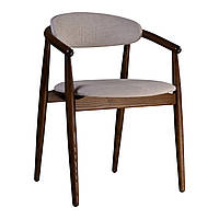 Стілець Mamont soft темний горіх / Superior 02