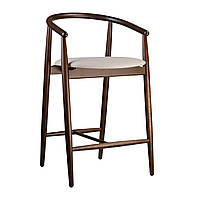 Стілець напівбарний Mamont темний горіх / Superior 02