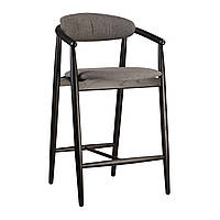 Стілець напівбарний Mamont Soft чорний / Austin 19