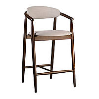 Стілець напівбарний Mamont Soft темний горіх / Superior 02