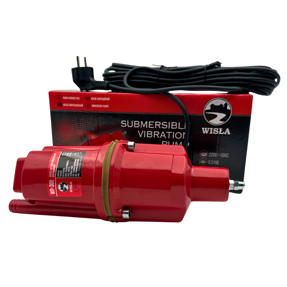 Вібраційний насос Delta DV-300 Вт нижній забір H-70, 1500 л/год Польща, фото 1