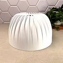 Квітковий горщик 24 см Білий Міса Міра Ламела, фото 4