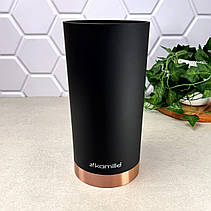 Підставка для ножів Kamille KM 7626 кругла 22 см Titan Copper Польща, фото 6