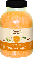 Сіль для ванн Green Pharmacy Кориця та солодкий апельсин 1000 г