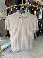 Поло в'язка манжет Олсер 5-8ХЛ (батал) 2026 беж