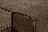Диван прямий Манго (люкс) велюр антикіготь коричневий, фото 8