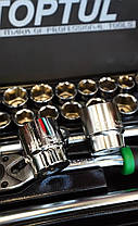 Набір головок 1/2" дюймові +метричні 38од TOPTUL GBB38190, фото 5