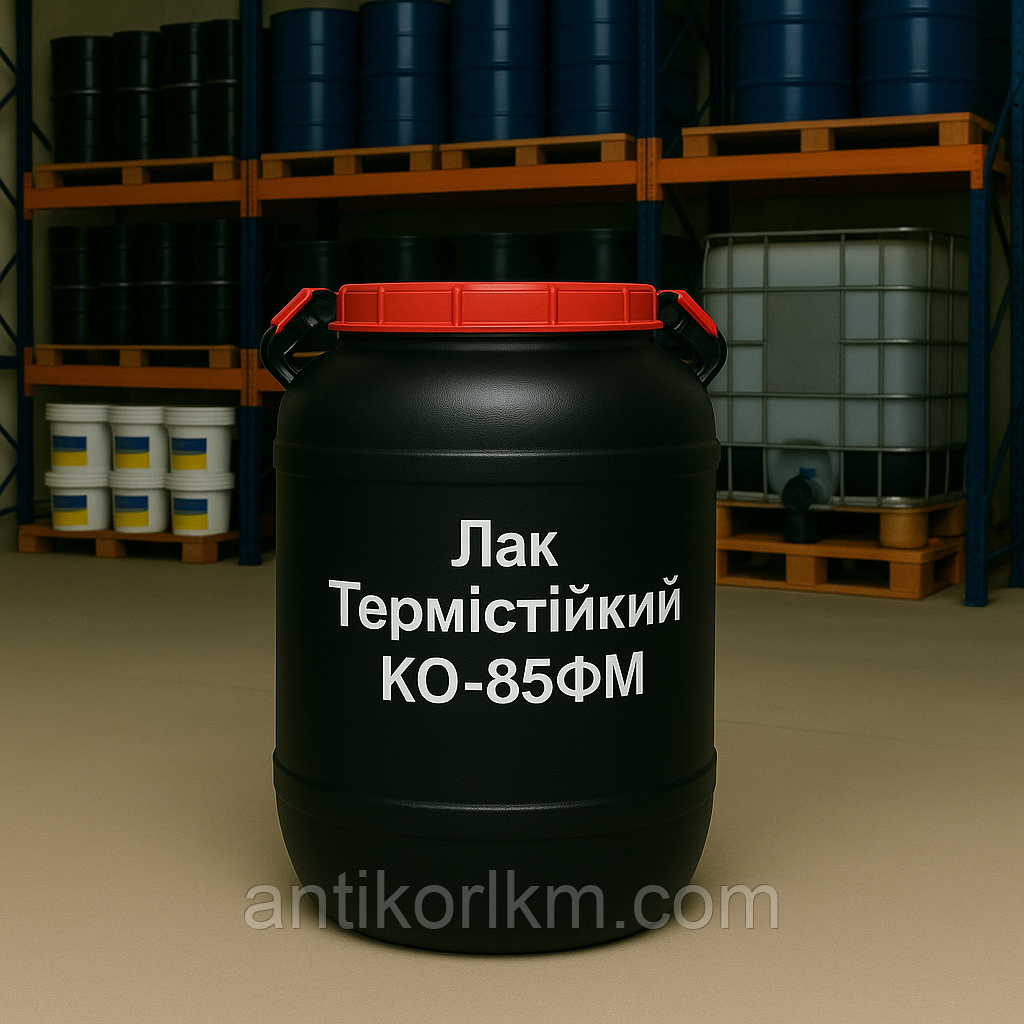 Лак КО-85ФМ Термостійкий, Лак КО-85ФМ Кремнійорганічний, 45 кг