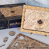 Фігурний дерев'яний пазл Woods Story Гаррі Поттер Мапа Мародерів L, фото 7