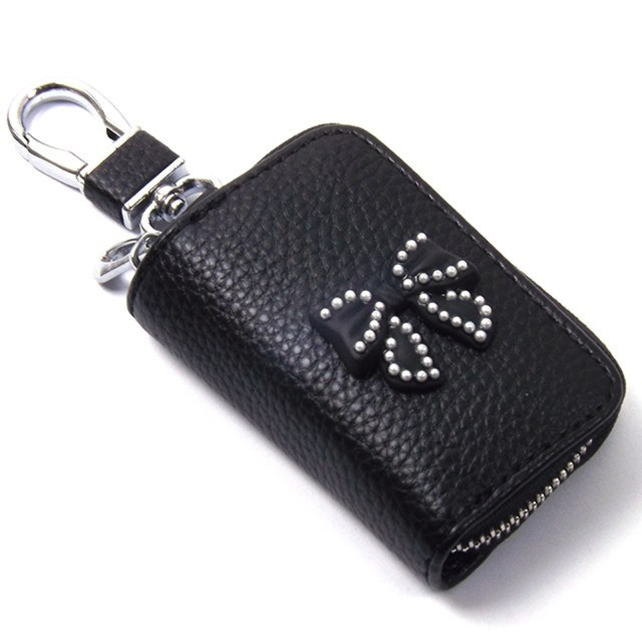 ЧОХОЛ ДЛЯ КЛЮЧІВ З КАРАБІНОМ Бантик GUCCI шкіра, фото 1