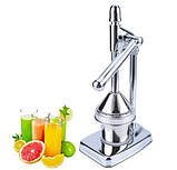Соковижималка ручна металева Manual Juicer для цитрусових, фото 5