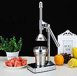 Соковижималка ручна металева Manual Juicer для цитрусових, фото 8