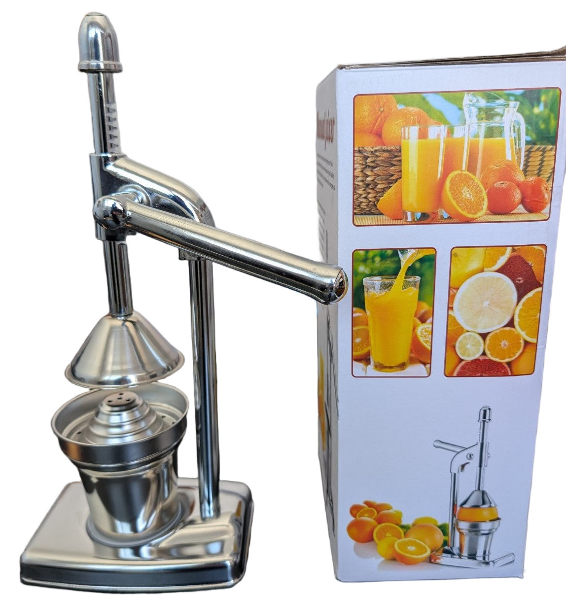 Професійна ручна ручна соковижималка металева Manual Juicer для цитрусових і фруктів